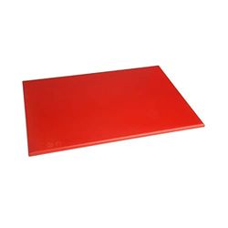 Hygiplas F155 anti microbiana de alta densidad Tabla de cortar, rojo