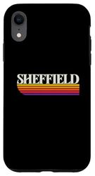 Sheffield England Retro Graphic - Sheffield UK Case for iPhone XR