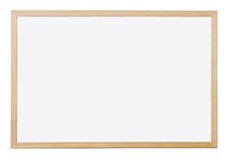 QCONNECT WHITEBOARD WOODFRAME 120X90CM