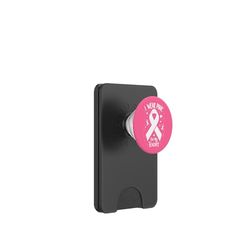 Indosso rosa per la consapevolezza del cancro del mio insegnante PopSockets PopWallet per MagSafe