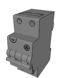 FI/LS-combinatie, 13A 2-pol. 0,03A, C-karakteristiek