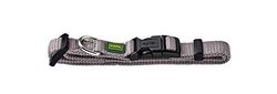 Hunter Vario Basic Collier pour Chien avec Fermeture à clic Gris Taille M/1,5