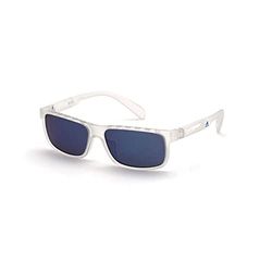 adidas SP0023@5826X bril, spiegelblauw, 58 heren, Blu Specchiato