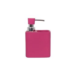 MSV Distributeur de Savon & Porte Eponge Céramique Malaga Rose