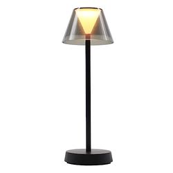 Lampada da tavolo a LED senza fili H34CM BEVERLY BLACK