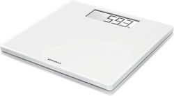 Soehnle Style Sense Safe Digitale weegschaal voor 100 personen, met extra groot lcd-scherm, weegschaal met anti-slip voetjes, platte personenweegschaal, wit