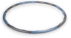 Umbro Hula hop z obciążeniem – sprzęt fitness – 890 g – 95 cm Ø – szary/niebieski