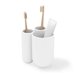 Umbra Touch Porta-escovas de dentes, branco