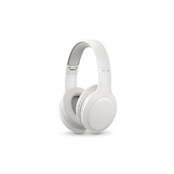 SPC Heron Studio – Auriculares inalámbricos Diadema con Bluetooth, 30h de batería, Doble conexión simultánea, micrófono Integrado, Entrada aux-in, y Plegables, Color Blanco