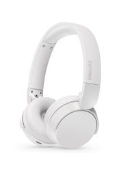 PHILIPS TAH4209WH Cuffie On-Ear wireless bluetooth leggere con isolamento acustico passivo - 55 ore di riproduzione, suono naturale, chiamate chiare, bassi dinamici, 2 ore di carica USB-C - Bianco