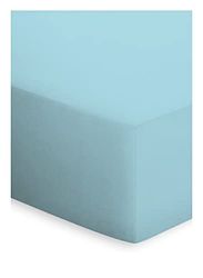 Bassetti 9239349 9239352 Fitted Sheet C1/650 90cm x 190cm 100cm x 220cm Ice Blue Cotton/Elastane
