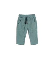 Koton Pantaloni con Coulisse e Tasca dettagliata in Cotone Mussola, Blu (614), 18-24 Mesi Baby Boy