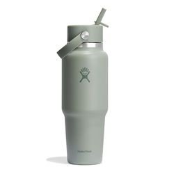 HYDRO FLASK - Travel Bottle 946 ml (32 oz) - Bottiglia in acciaio inossidabile isolata con TempShield e tappo a cannuccia Flex a prova di perdite - Agave
