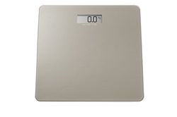King Collection King Home B1407314/C Pèse-Personne avec Écran LCD Portée Max 150 Kg Base en Verre, Gris Taupe