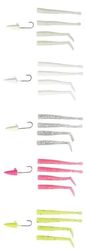 Savage Gear LRF Mini Sandeel Kit - Ultralicht zacht kunstaas voor zoet- & zoutwatervissers, Micro Sandeel Jig Heads, ideaal voor baars, baars, forel & andere roofvissen Assorti Gevarieerd