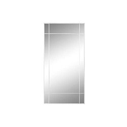 DKD Home Decor Espejo de Pared Blanco Cristal Hierro Espejo 90 x 2 x 180 cm