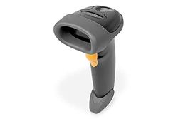 DIGITUS 2D barcode scanner with Bluetooth - IP54-2000 mAh battery - Range: max. 12 m - Operating time: max. 18 h - Scanning range: 10 cm - For barcodes & QR codes - Black/grey