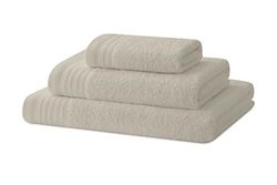 Degrees Home - Juego de Toallas de baño - Toalla de Ducha, Toalla de Manos y Toalla de bidé - 100% Algodón - 480 g/m2