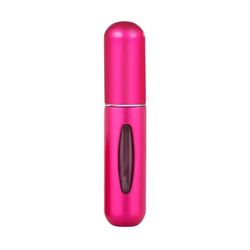 The Miss Chic Bärbar miniparfymflaska – Mini läckagesäker reseflaska för män och kvinnor, aluminium, lätt att fylla, inget läckage, perfekt för handväska, ficka och väska