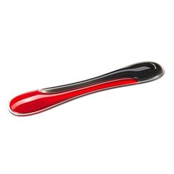 Kensington Slim Duo Gel Keyboard Wrist Rest, 490 x 95 x 18mm, Ergonomic Support for Wrist Strain and Discomfort, Compatible with Low Profile Keyboards, Black/Red (K62442WW)