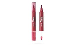 Pupa Rossetto + Gloss Labbra Vamp! Marker Duo, con Acido Ialuronico - 3 in 1 Definisce, Colora e Riempie, Contouring Labbra - Disponibile in 9 Varianti Colore (005 Cherry Granita)