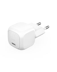 Belkin BoostCharge Chargeur USB-C Rapide Cubic (Prise USB C de 20 W, pour Apple iPhone 16, 16 Plus, 16 Pro, 15 Pro Max ou Version ultérieure, Samsung Galaxy S24, iPad, AirPods, etc., Blanc)