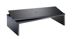 Meliconi Space LCD M - Mesa para TV com plataforma giratória, cor preta