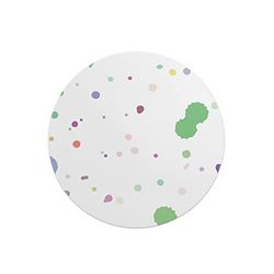 Questo Casa, Round Digital Printed Mouse Pad, Non-Slip Base, for Office and Home, Diameter:22cm