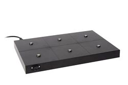 LUCIDE THE DOCK - Cargador inalámbrico/estación de carga/cargador inalámbrico - Máx. 6 lámparas - Negro