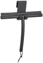blomus VIPO Piaçaba de duche, aço inoxidável, cinzento, H 20 cm, B 25 cm, T 2,5 cm