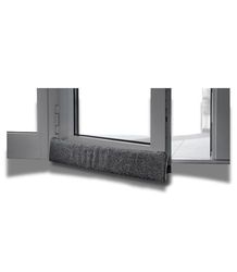 K. & N. Schurwolle Burlete de lã virgem para-choques de corrente antracite, preto