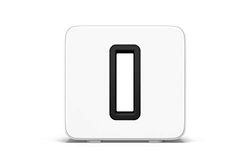 Sonos Sub (Gen 3) - SUBG3EU1 Caisson de Basse Actif - Amplificateur - Subwoofer - sans Fil - sans Vibration - Home Cinéma - HiFi - Système Multi Room - WiFi - Blanc