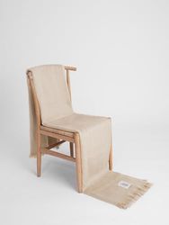 Alpaca Loca Plaid Beige - Laine d'alpaga