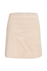 Part Two Women's Mini Skirt High-Waisted Pockets Corduroy Fabric Elastic Waist, Falda,