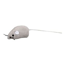 Trixie Pluche Muis voor Kat, 5 cm, Grijs, 12 stuks