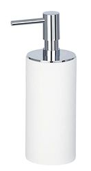 WENKO 2333100 tvåldispenser Ida, tvålpump för flytande tvål, dispenser för diskmaskin kapacitet: 0,14 l, polyresin, 6 x 17,5 x 7,5 cm