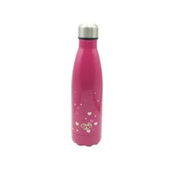 Tinc HCWBOTPKTIC - Bottiglia per acqua, in acciaio INOX, colore: Rosa