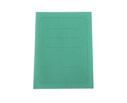 Alevar Cartellina 3 Lembi con Stampa in Cartoncino Manilla 200 gr, 100% Carta Riciclata, Formato 25x33 cm, Colore Verde, Confezione da 50 Pezzi