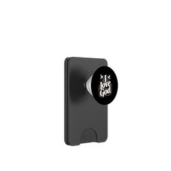 Me encanta la tipografía inspiradora de Dios PopSockets PopWallet para MagSafe