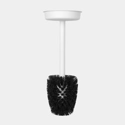 Brabantia - Mindset Replacement Toilet Brush - Fits Mindset Butler and Mindset Toilet Brush Holder - Protective Steel Handle - Corrosion Resistant - Bathroom Accessory - Fresh White