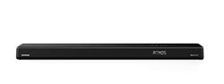 grundig DSB 1000 Dolby Atmos Soundbar con subwoofer integrato, design sottile, 2.1 canali, Dolby Atmos, potenza musicale 120 Watt, Bluetooth 4.2, HDMI (ARC), ingresso ottico, coassiale e Aux, nero