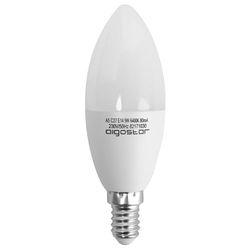 Blendend bombilla LED C37 E14 9W, luz cálida, bajo consumo, larga vida útil, ideal para decoración y ambientación en hogares y locales.