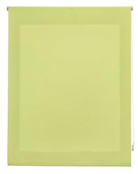 INTERBLIND | Premium genomskinlig enkel rullgardin, 80 x 175 cm (bredd och höjd) - tygmått 77 x 170 cm - genomskinlig rullgardin pistasch - premium rullgardin fönster