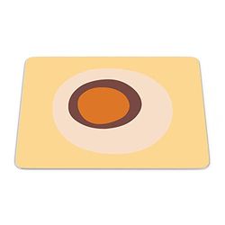 Bonamaison, Tappetino per mouse rettangolare con stampa digitale, fondo antiscivolo, 22 x 18 cm