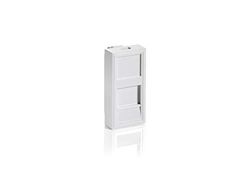 Equip 125474 White Outlet Box Register (22.5 mm, 45 mm, 20.6 MM)