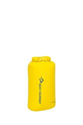 Sea to Summit - Lichtgewicht Dry Bag S 5 l - waterdichte opslag - rolsluiting - gerecycled weefsel - bevestiging en D-ring - wandelen en peddelsport - 16,8 x 14 x 32 cm - Sulphur Yellow - 50 g