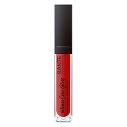 Sante Cosmetici naturali lucidalabbra con finitura lucida, burro di karitè per labbra curate, Intense Color Gloss, n. 06 Daring Red 1 x 5,3 ml
