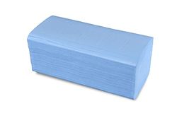 Funny 2 plis Serviettes en papier avec ZZ/V plis Bleu 24.5 x 22 cm (1 lot de 5)