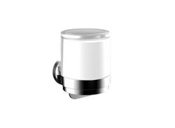 emco Distributeur de Savon Liquide Rond, Utilisation à Une Main, chromé