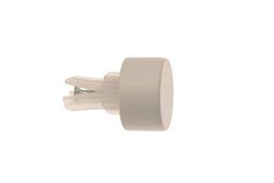 Allure Metal | Ø20 | 2 Embouts Bouchon | Blanc Mat